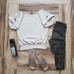 WS | Oversized Short Sleeve Sweatshirt